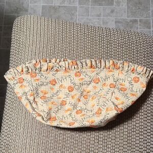 Longaberger Halloween Basket Liner Candy Corn Pumpkin Fabric